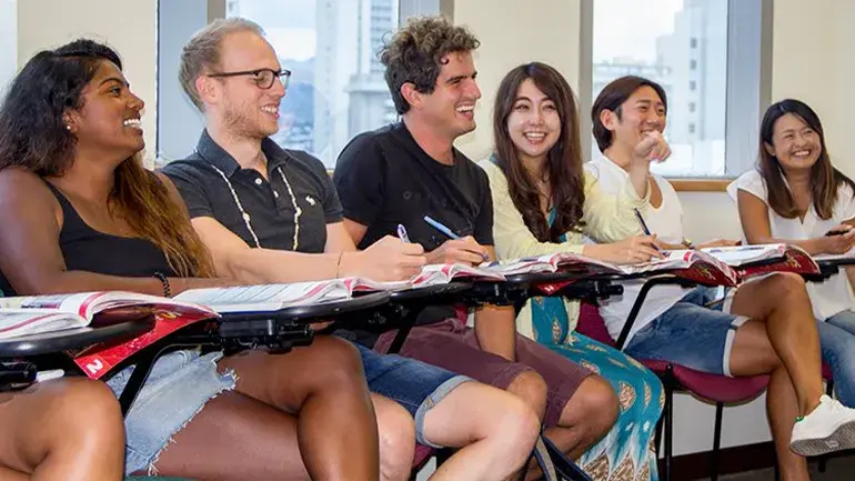 Past classroom scene; contact an adviser about the 2027 teaching location