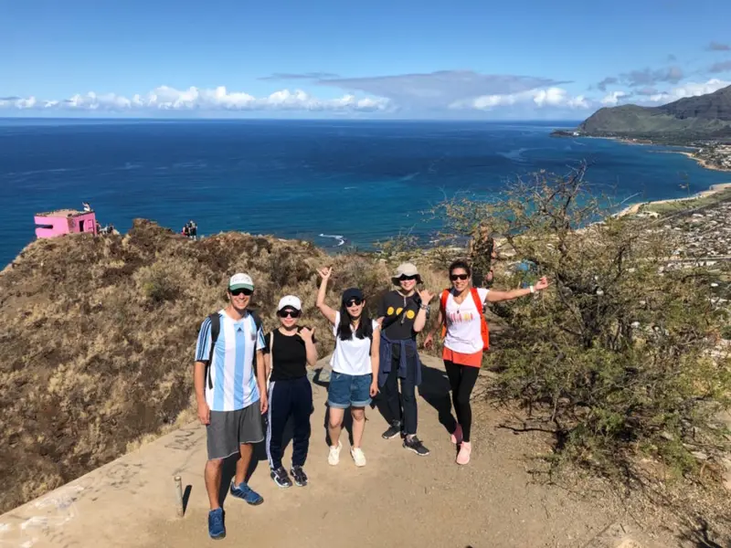 Past student hiking activity