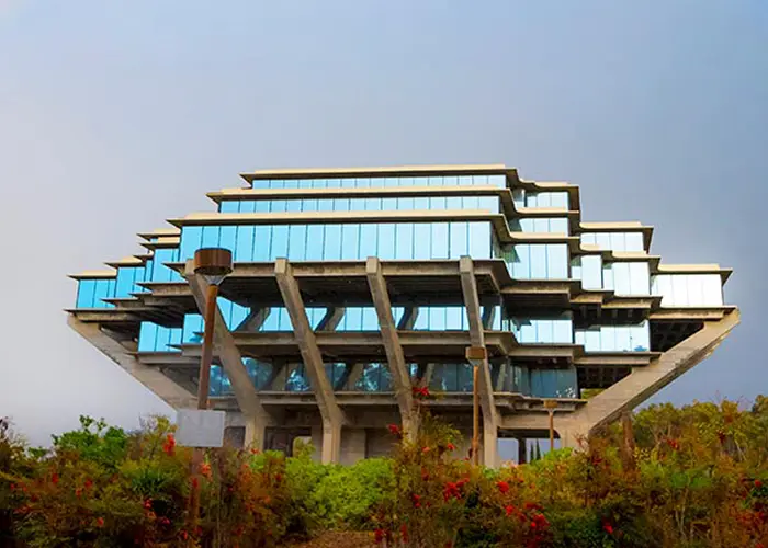 Campus library exterior