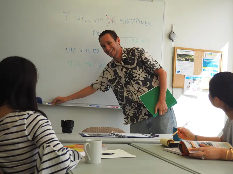 Past English teaching session
