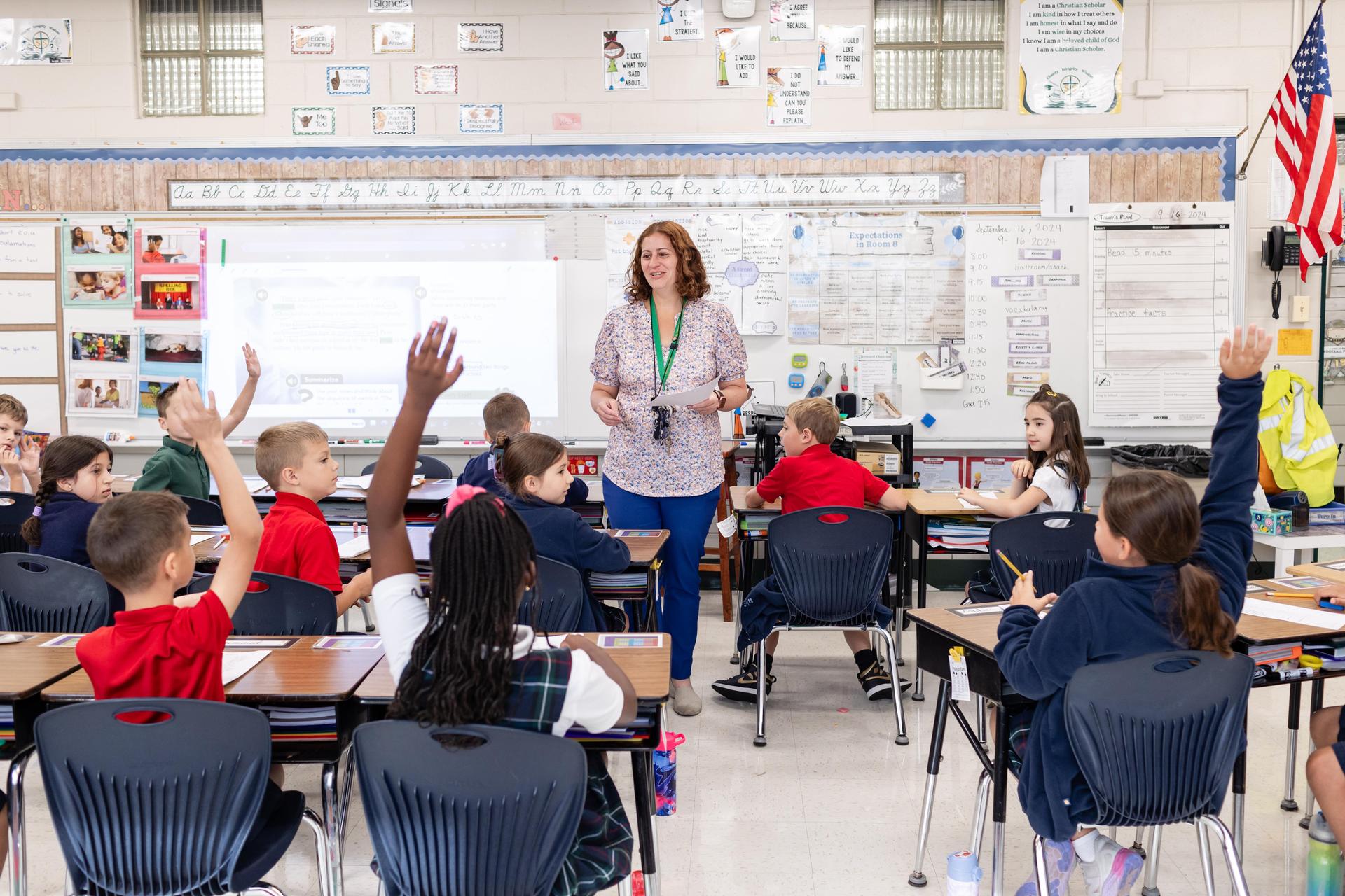 Classroom scene from a past ASCWORLD program