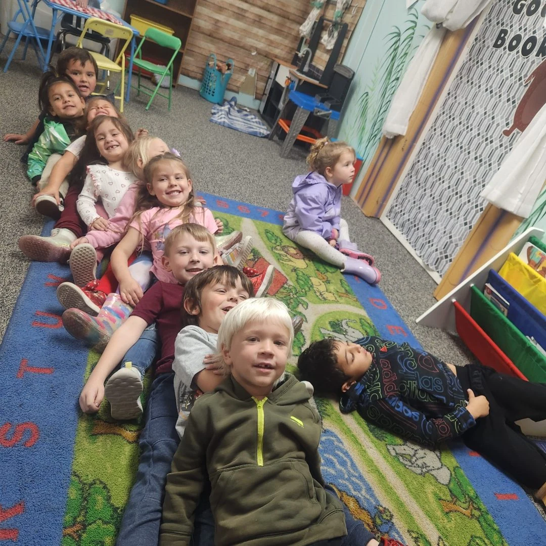 Classroom activity in a younger grade