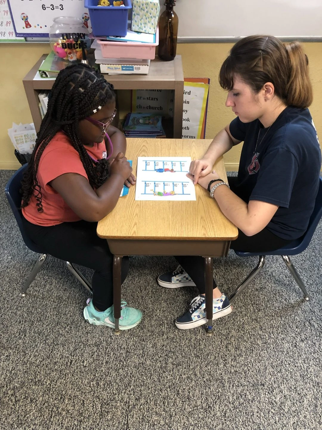 Paired literacy practice in the classroom