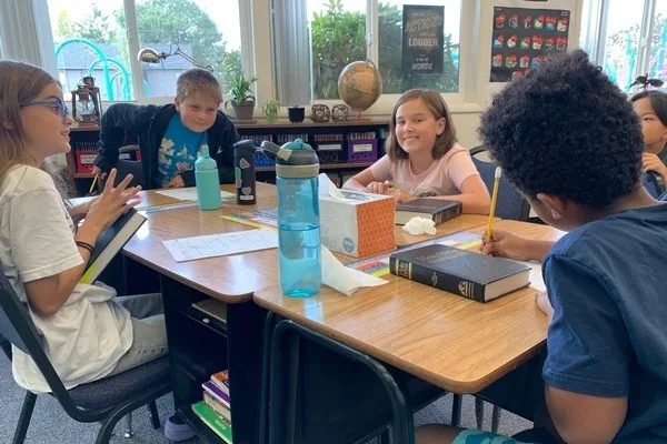 Classroom group discussion