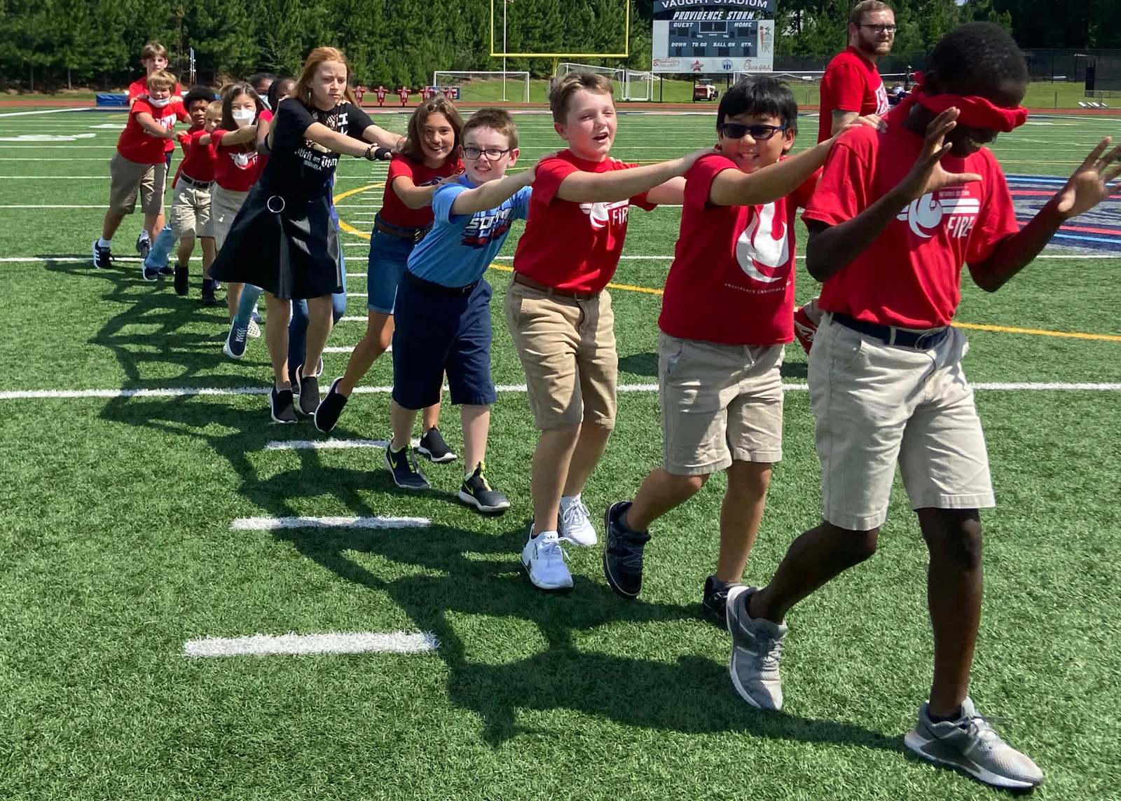 Outdoor teamwork activity