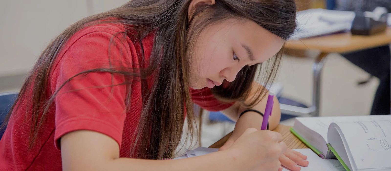 Independent work during a lesson