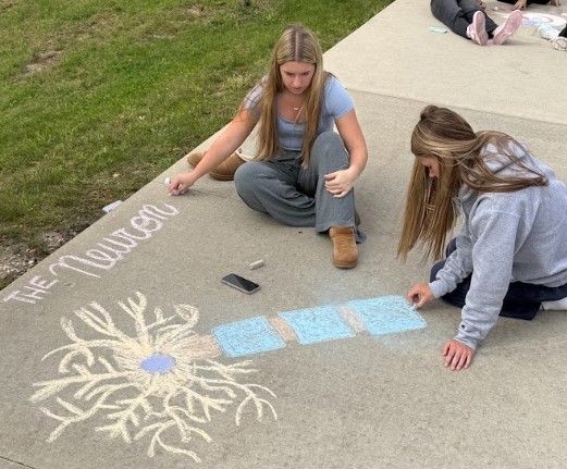 Outdoor psychology neuron drawing