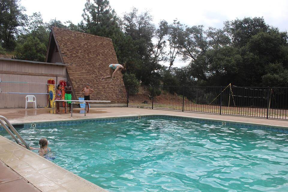 The camp swimming pool