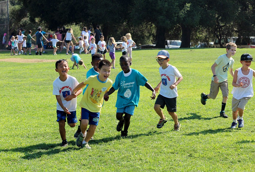 Past camp activity: group field games