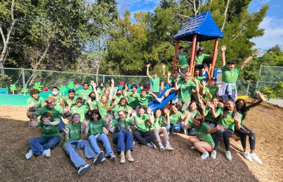 embARC students at a community-project site