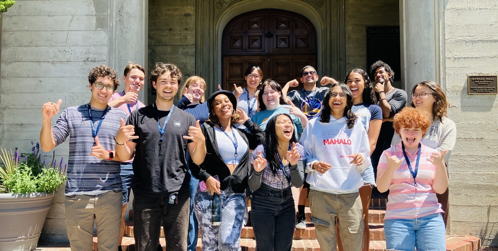 Pre-College students pictured during a campus activity