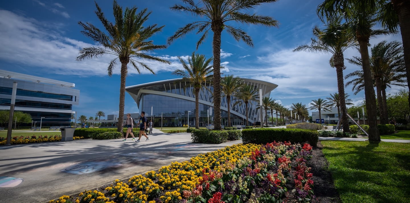 Student Union exterior at the Daytona Beach campus