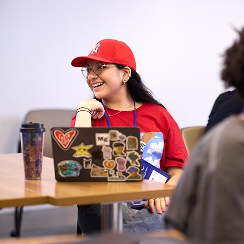 Students in a YYGS classroom discussion